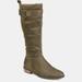 Journee Collection Journee Collection Women's Tru Comfort Foam Extra Wide Calf Lelanni Boot - Green - 8.5