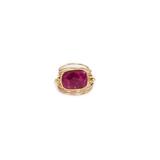 A Blonde and Her Bag Torrey Ring In Ruby - Gold - 9