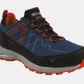 Regatta Mens Samaris Lite Walking Shoes - Moonlight Denim/Orange - Blue - UK 9.5 / US 10.5