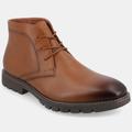 Vance Co. Shoes Arturo Plain Toe Chukka Boot - Brown - 13