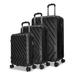 Nicci Luggage 3 Piece Set - Black