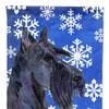Caroline's Treasures Scottish Terrier Winter Snowflakes Holiday Garden Flag 2-Sided 2-Ply