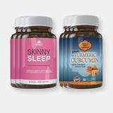 Totally Products Skinny Sleep and Turmeric Curcumin Combo Pack