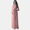 Vigor Maternity Clothes Maternity Gowns For Photoshoot Maternity Dress Photoshoot - Pink - XS