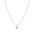 Ayou Jewelry Birthstone Necklace - Gold - 16" CABLE