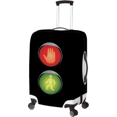 Primeware Inc. Decorative Luggage Cover - Black - LG