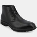 Vance Co. Shoes Arturo Plain Toe Chukka Boot - Black - 11