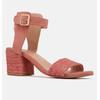 Rag & Co Rayna Blush Braided Jute Strap And Suede Sandal - Pink - 9 (US)