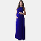 Vigor Maternity Clothes Maternity Gowns For Photoshoot Maternity Dress Photoshoot - Blue - XS