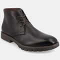 Vance Co. Shoes Arturo Plain Toe Chukka Boot - Brown - 11