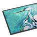 Caroline's Treasures 24 in x 36 in Mother's Love White Crane Door Mat Indoor/Outdoor