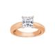 Diamonbliss Princess Solitare Ring - Pink - CARAT: 1/SIZE: 9