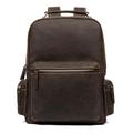 Steel Horse Leather The Langley Backpack | Genuine Vintage Leather Backpack - Brown - 15 INCHES