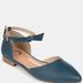 Journee Collection Journee Collection Women's Vielo Flat - Blue - 11