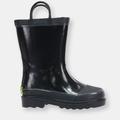 Western Chief Kids Firechief 2 Rain Boot - Black - Black - 5 TODDLER