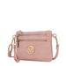 MKF Collection by Mia K Roonie Milan M Signature Crossbody Wristlet - Pink