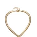 Rachel Glauber 14k Yellow Gold Plated With Emerald & Cubic Zirconia Panther Head Door Knocker Wire Herringbone Chain Necklace - Adjustable W/ Extension Chain - Gold - 18