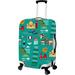 Primeware Inc. Decorative Luggage Cover - Green - MD