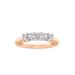 Diamonbliss Princess 5-Stone Ring - Pink - CARAT: 1/SIZE: 10