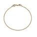 Nunchi Dainty Diamond Cut Paperclip Chain Bracelet - Gold - 8"