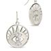 Sterling Forever Mahana Drop Earrings - Grey