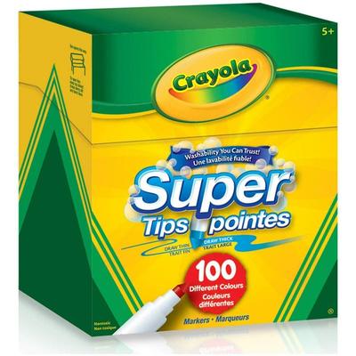 Crayola Crayola Super Tips Washable Markers 100 Count