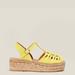 Naguisa Fois Espadrille Lime Double - Yellow