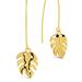 Sterling Forever Keilani Threader Earrings - Gold