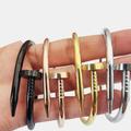 Vigor Nail Bracelet For Women Trendy 18 K Bangle & Gold Plated Bangle Bracelet For Women Combo Pack - 1 COMBO PACK