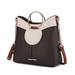 MKF Collection by Mia K Kylie Top Handle Satchel Handbag - Brown