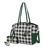 MKF Collection by Mia K Karlie Tote Bag With Wallet - 2 Pieces - Green