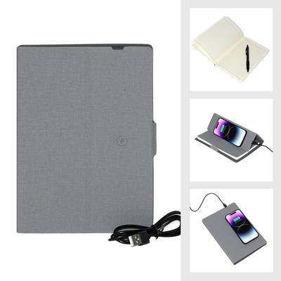 Nicci Note Book Wireless Charge Phone Feature - Grey