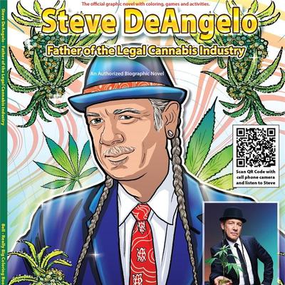Really Big Coloring Books Steve DeAngelo Father of the Legal Cannabis Industry Coloring Book 8.5 x 11