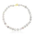 Arvino Baroque Pearl Disc Necklace - Gold Vermeil - Gold