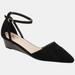 Journee Collection Journee Collection Women's Arkie Sliver Wedge - Black - 12