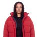 Alpine North Forillon Plus | Women's Vegan Down (Recycled) Short Quilted Puffer Jacket, Deep Red (Plus Size) - Red