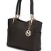 MKF Collection by Mia K Malika M Signature Satchel Handbag - Brown