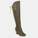 Journee Collection Journee Collection Women's Spritz-P Boot - Green - 7.5