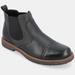 Vance Co. Shoes Lancaster Pull-On Chelsea Boots - Black - 11