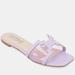 Journee Collection Women's Tru Comfort Foam Jamarie Sandals - Purple - 5.5