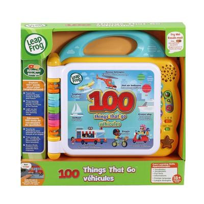 Leapfrog 100 Things That Go Book Bilingual Edition - English/French