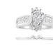 Haus of Brilliance 14K White Gold 1 1/2 Cttw Composite Diamond Marquise Shape Solitaire Diamond Engagement Ring Set for Women - White - 7