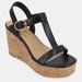 Journee Collection Women's Tru Comfort Foam Matildaa Sandals - Black - 7