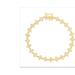 Haus of Brilliance 10K Yellow Gold 2.0 cttw Round-Cut Diamond 4 Leaf Clover Link Bracelet - Yellow - 7