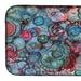Caroline's Treasures 14 in x 21 in Abstract in Reds and Blues Dish Drying Mat