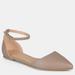 Journee Collection Women's Reba Flat - Brown - 6