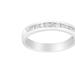 Haus of Brilliance Women's 18K White Gold Princess Cut Diamond Band Ring - White - 7.5