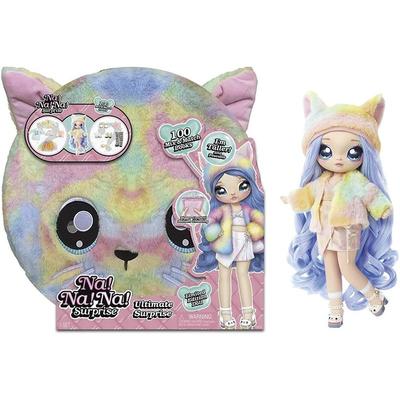 MGA Entertainment NA! NA! NA! Surprise Ultimate Rainbow Kitty - 11 Inches Surprise Doll With Clothes & Accessories 100+ Mix & Match Looks For Kids Girls