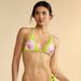 Cynthia Rowley Becca String Bikini Bottom - Neon Green - Yellow - XL