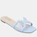 Journee Collection Women's Tru Comfort Foam Jamarie Sandals - Blue - 8